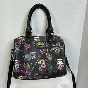 Loungefly stormtrooper floral print duffle